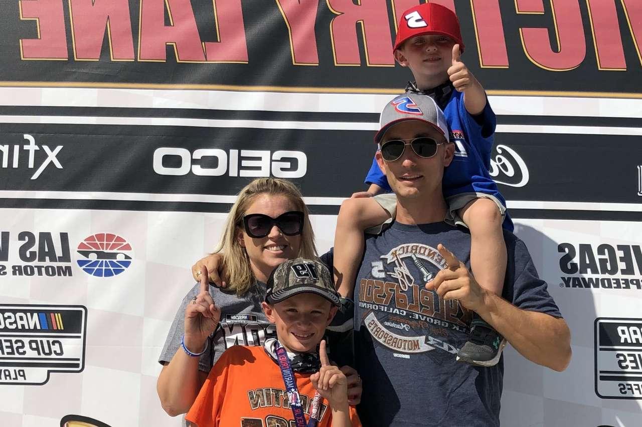 Brian Coyne and his wife, Mandy, shared his cancer diagnosis right away with their two young sons. "“I told them the same day,” Coyne said. “That’s how sure the doctor was about it.” (Photo courtesy of Brian Coyne)